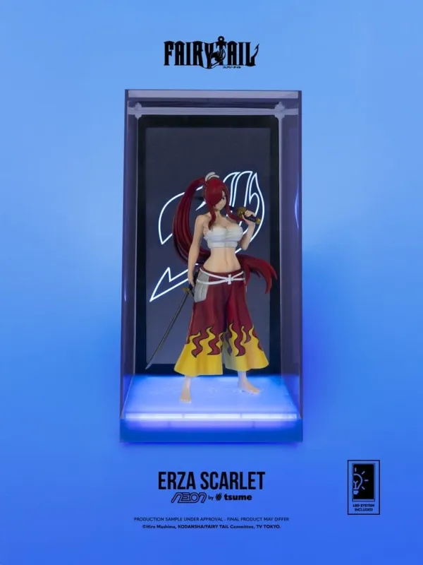 Figurine Erza Scarlet -Fairy Tail -  Neon By Tsume
