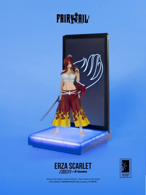 Figurine Erza Scarlet -Fairy Tail -  Neon By Tsume