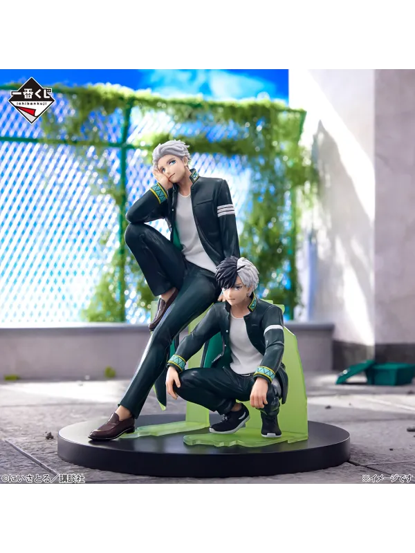 Figurine Sakura Haruka & Hajime Umemiya Wind Breaker - Ichiban Kuji 5th Anniversary - Last One-Sugoi SHop