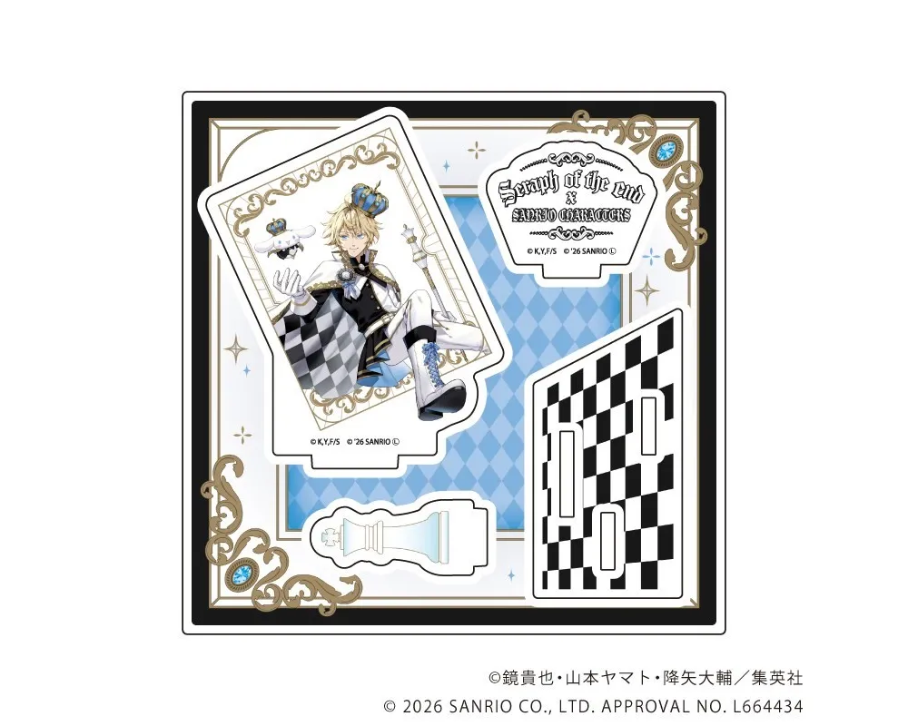 Stand Acrylique Mikaela Hyakuya x Cinnamoroll - Seraph of the End x Sanrio   - Sugoi Shop