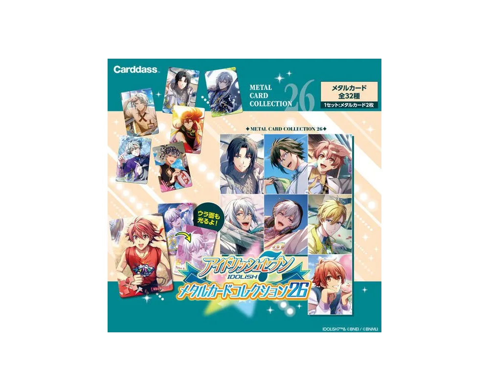Idolish7 Metal Card Collection 26 - Set de 24 Cartes - Sugoi Shop
