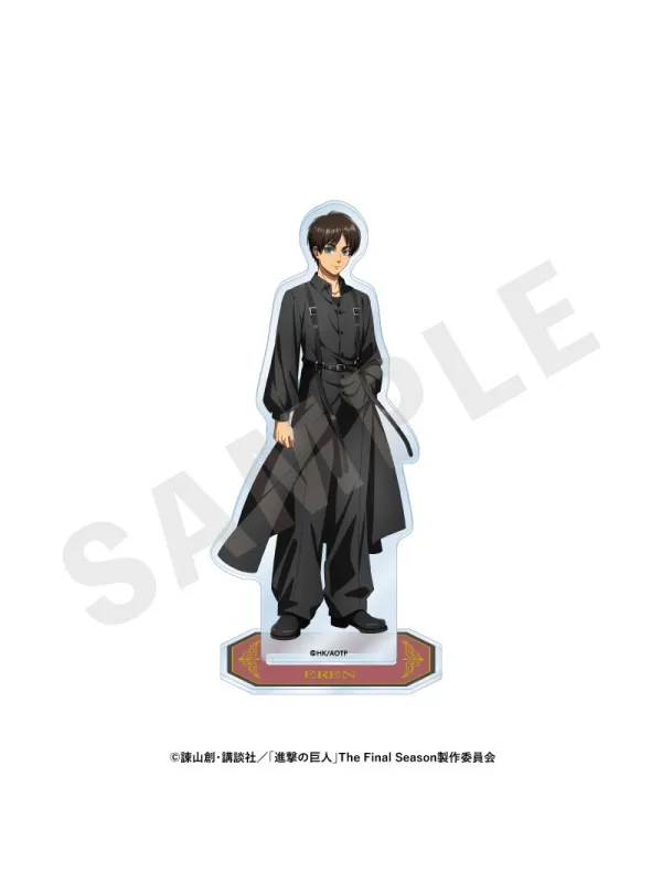 Stand Acrylique Eren / Levi / Hange / Erwin - Attack On Titan - Black Outfit Series - Sugoi Shop