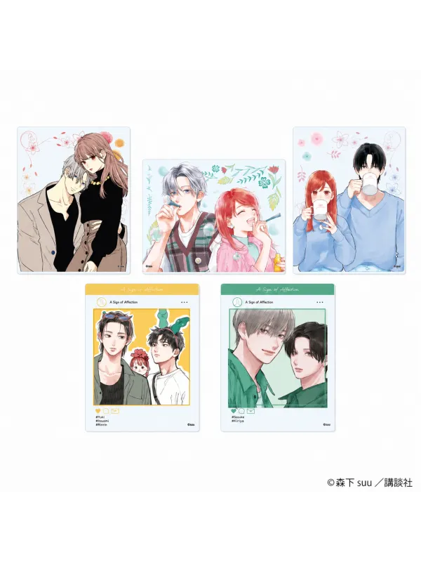 Acrylic Card A Sign of Affection -Complete Set - Sugoi Shop