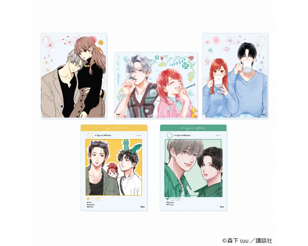 Acrylic Card A Sign of Affection -Complete Set - Sugoi Shop