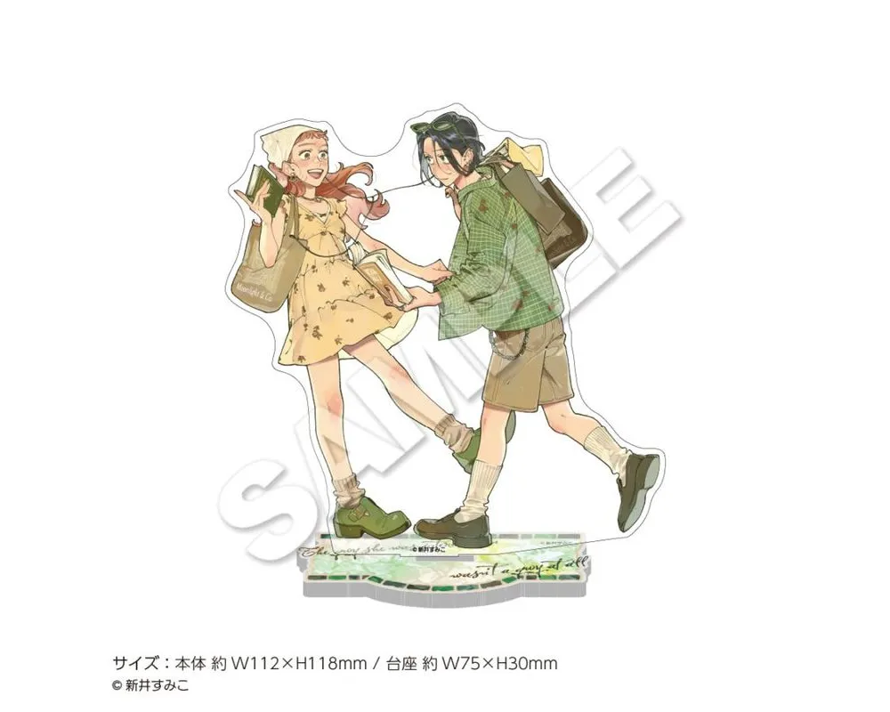 Acrylic Stand Mitsuki & Aya - Pop Up Store - The Guy She Was Interested in Wasn't a Guy at All (She Wasn't a Guy) - Sugoi Shop