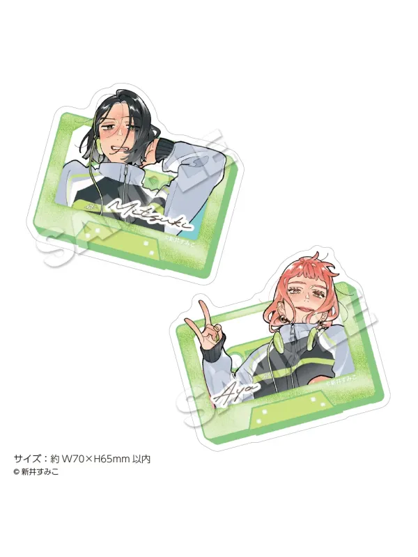 Set de Bagdes Acrylique - The Guy She Was Interested in Wasn't a Guy at All -  Pop Up Store - Sugoi Shop