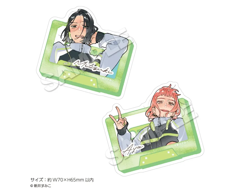 Set de Bagdes Acrylique - The Guy She Was Interested in Wasn't a Guy at All -  Pop Up Store - Sugoi Shop