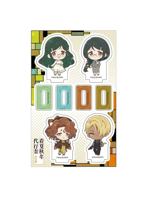 Acrylic Stand Mini Ruri, Ayame, Nadeshiko, Rindo - Agents of the Four Seasons - Sugoi Shop