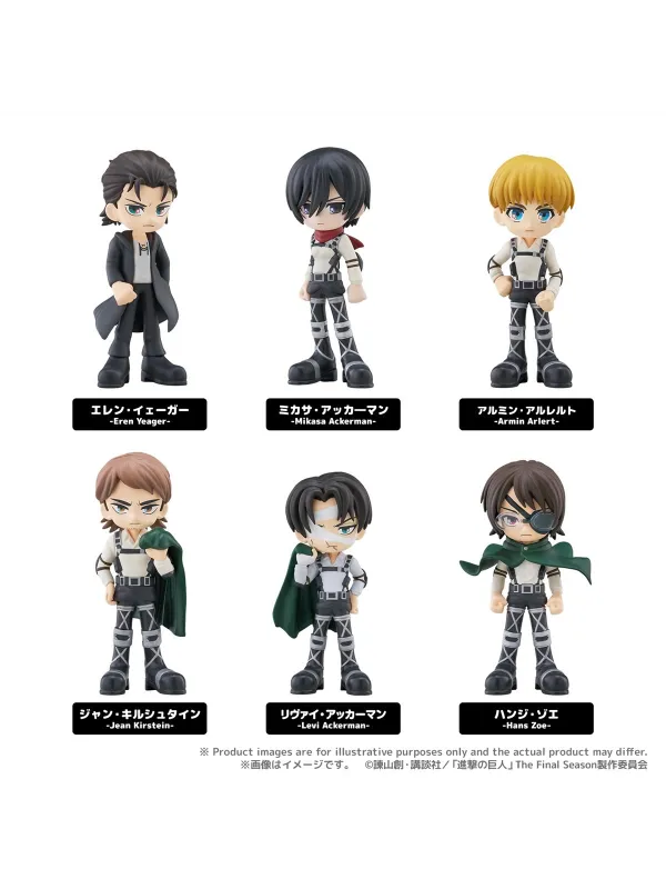 Figurine PalVerse Attack on Titan - The Final Season (Set of 6) - Sugoi Shop