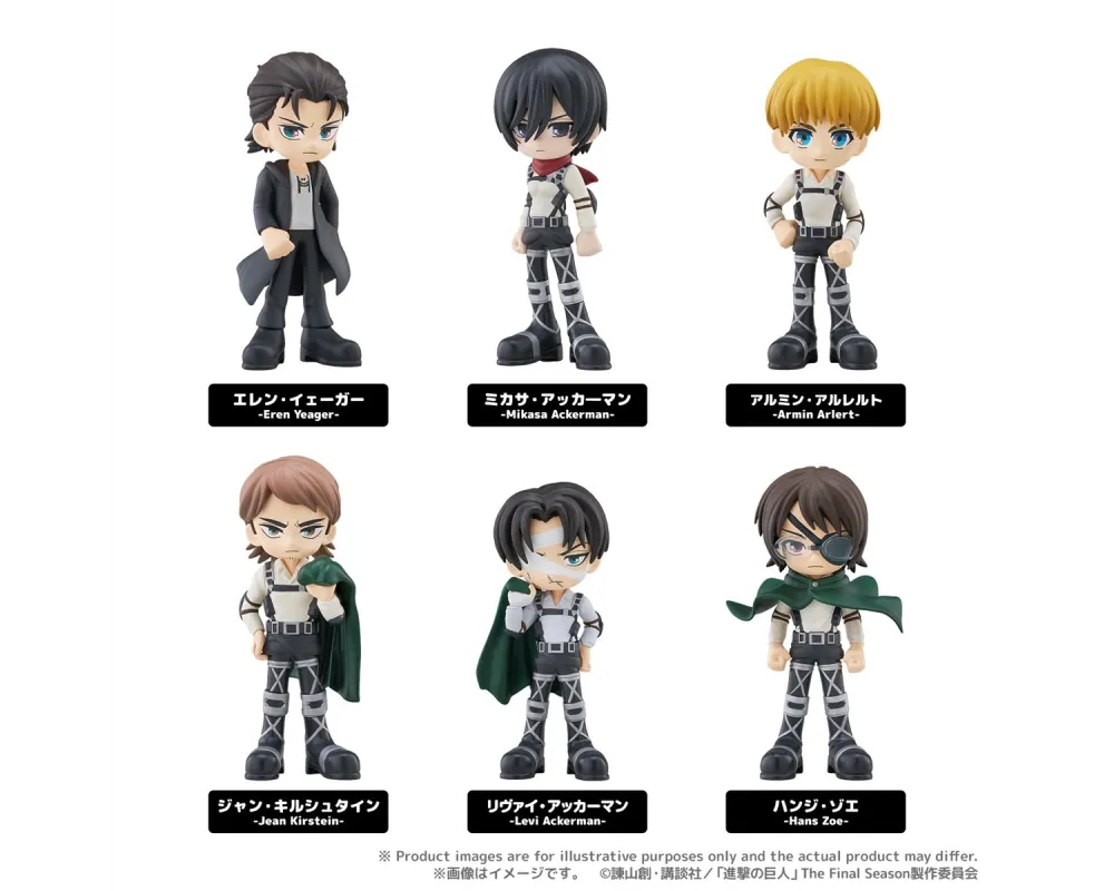 Figurine PalVerse Attack on Titan - The Final Season (Set of 6) - Sugoi Shop