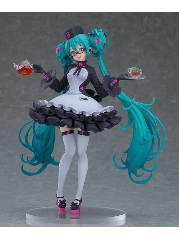Figurine Hatsune Miku Character Vocal Series 01 - Pop Up Parade Glasses x Café Ver.  - Sugoi Shop
