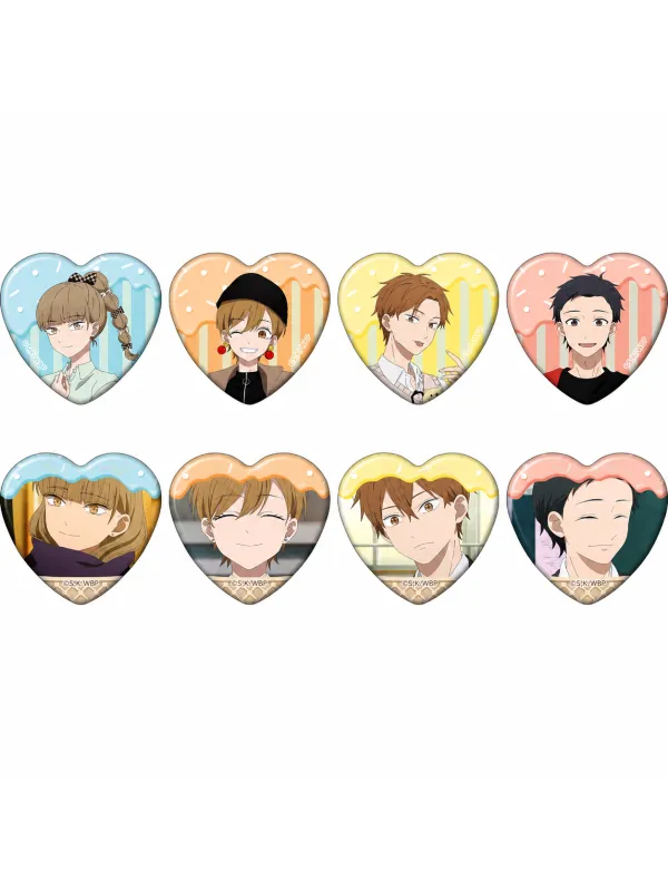 The Ramparts of Ice Heart Shaped Badge - Set de 8 - Sugoi Shop
