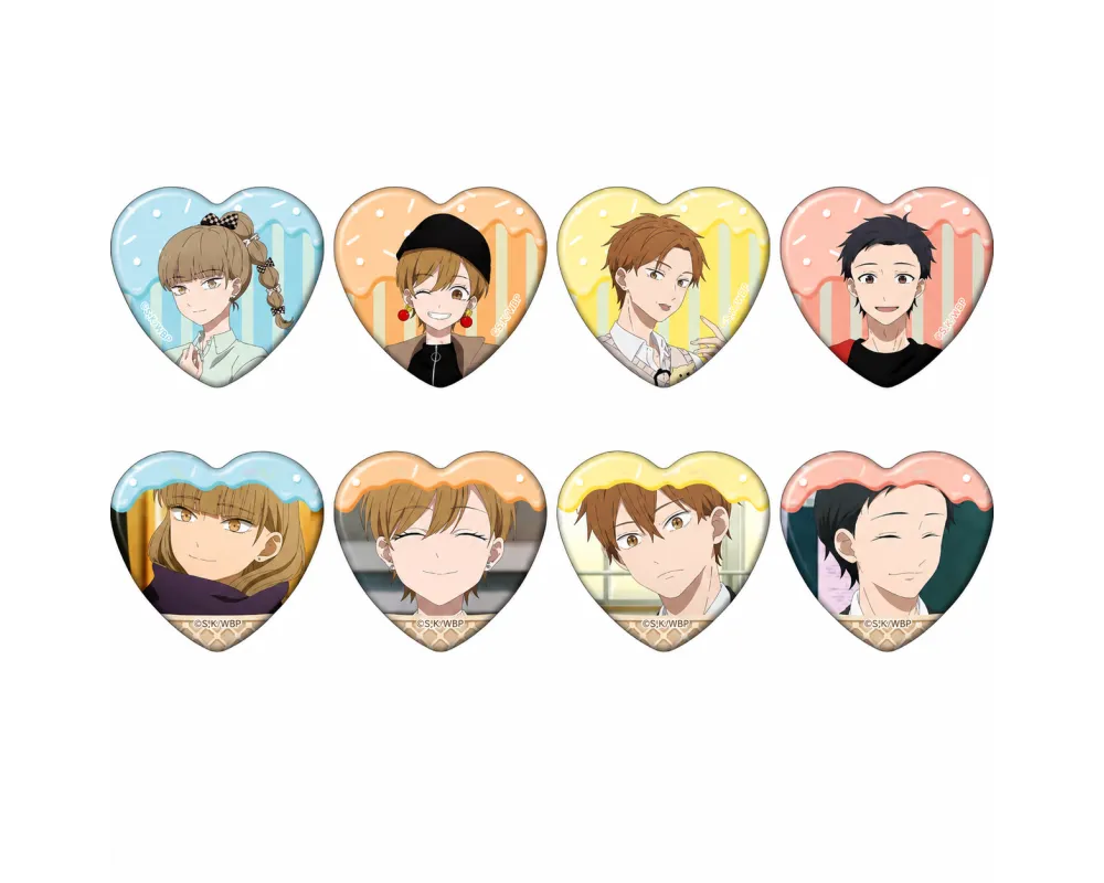 The Ramparts of Ice Heart Shaped Badge - Set de 8 - Sugoi Shop