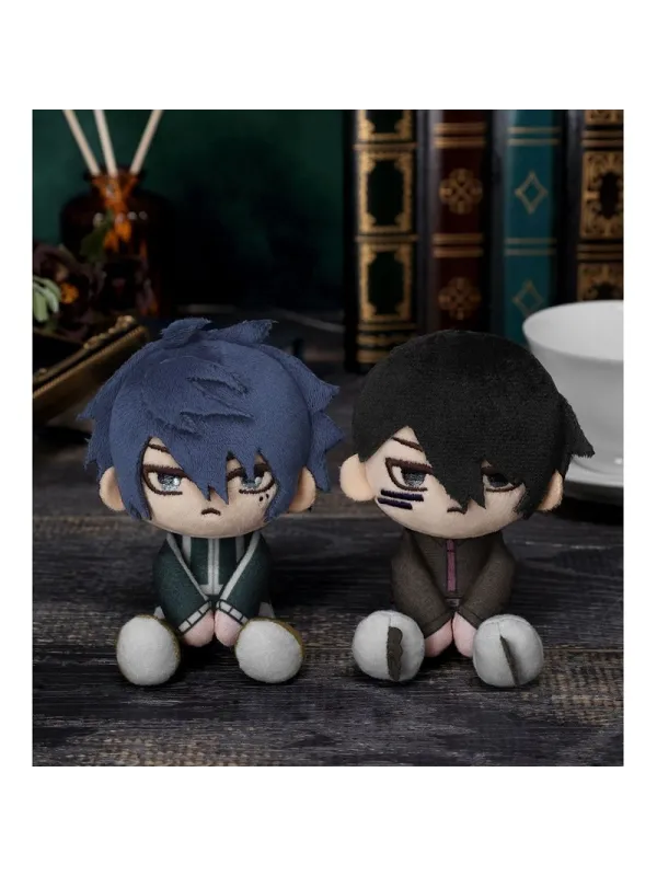 Peluche Shiki Ichinose & Naito Mudano - Chokonto! Sitting Plush Mascot Set - Tougen Anki - Sugoi Shop