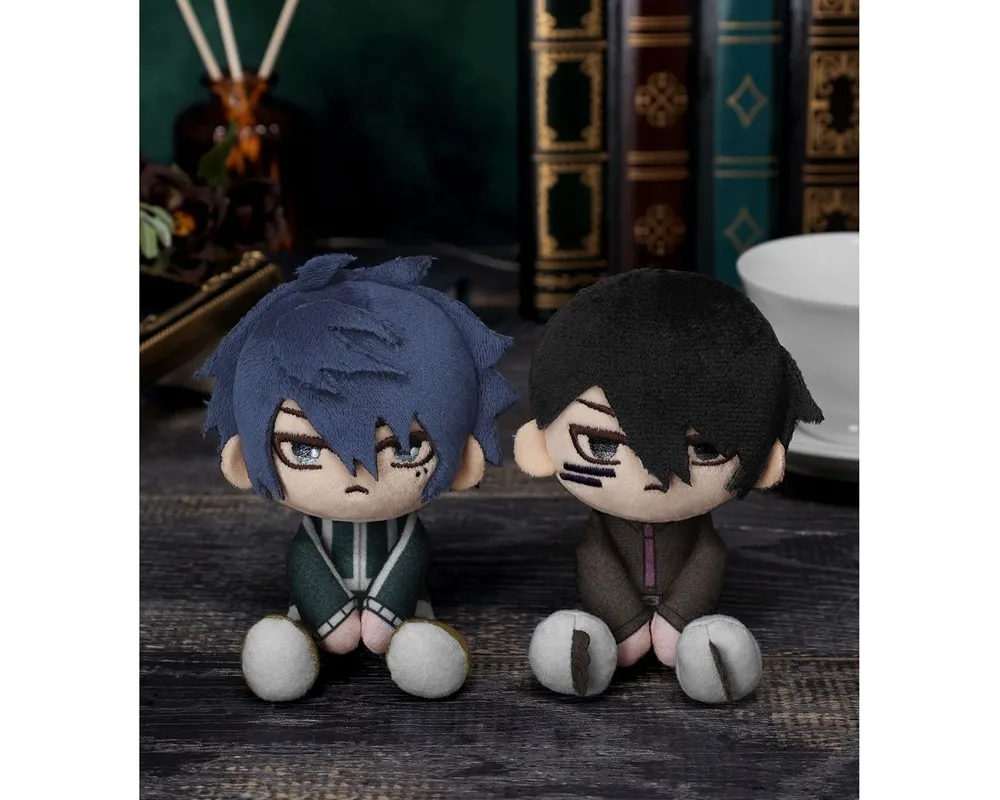 Peluche Shiki Ichinose & Naito Mudano - Chokonto! Sitting Plush Mascot Set - Tougen Anki - Sugoi Shop