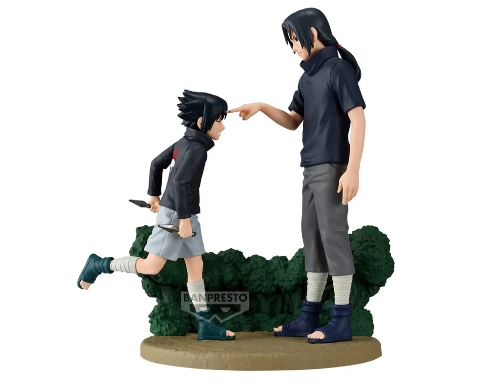 Figurine Sasuke Uchiha & Uchiha Itachi - Naruto Shippuden - Memorable Saga - Sugoi Shop