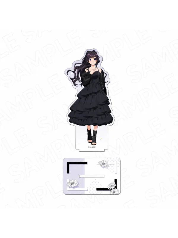 Big Stand Acrylique Kaoruko Waguri - Black Styling ver. - The Fragrant Flower Blooms With Dignity