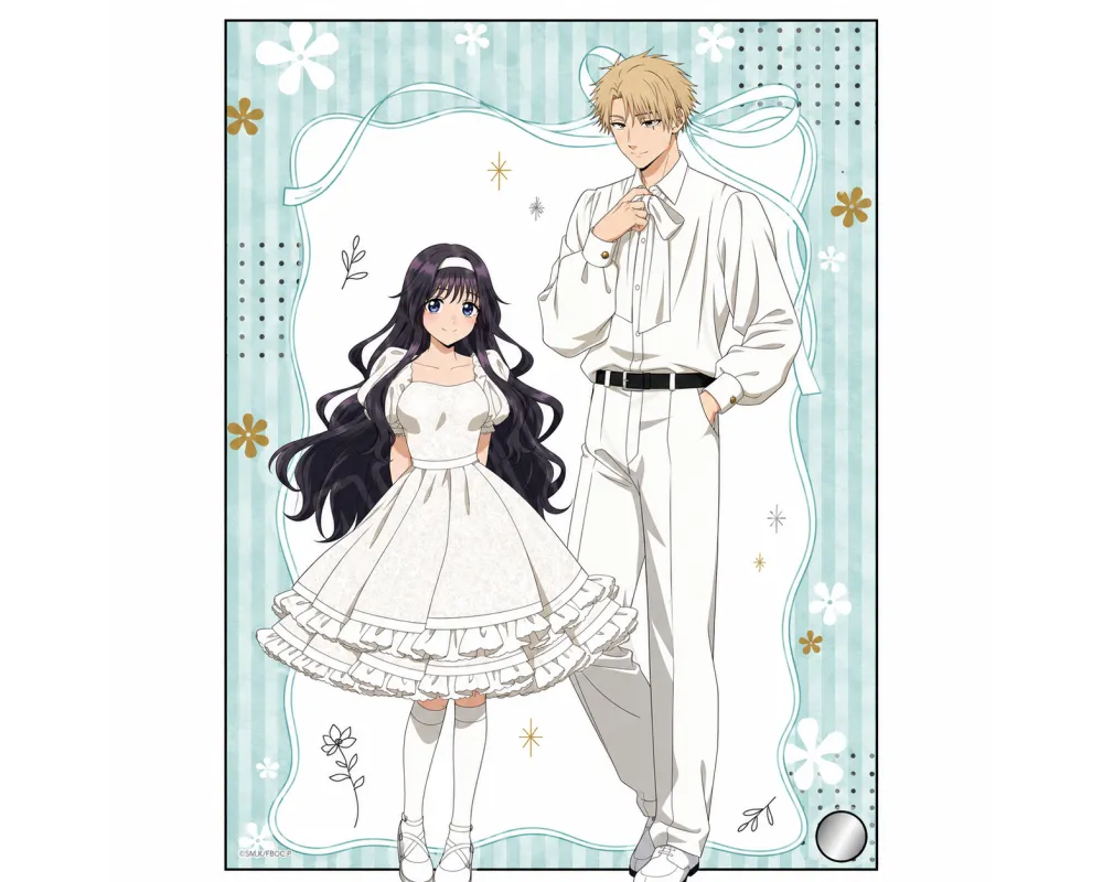 Mini Acrylic Art Kaoruku & Rintaro White Styling Ver. - The Fragrant Flower Blooms with Dignity