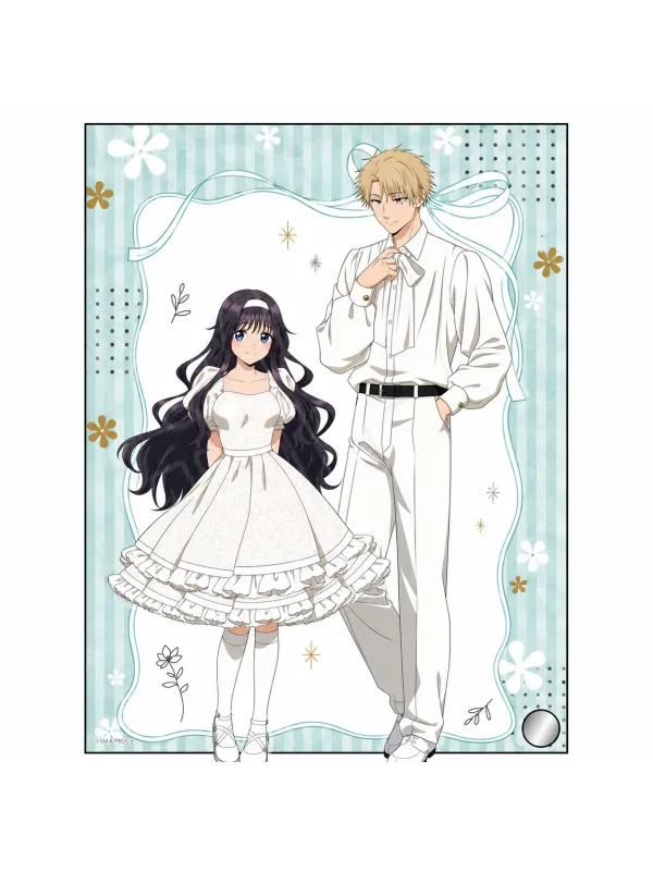 Mini Acrylic Art Kaoruku & Rintaro White Styling Ver. - The Fragrant Flower Blooms with Dignity