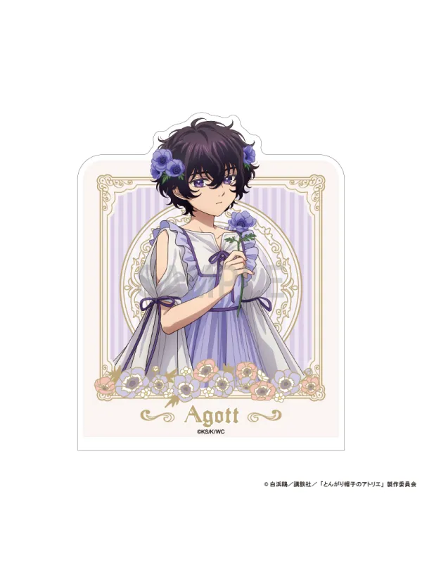Stand Acrylique Serre-Livres Agott - L'Atelier des Sorciers - Witch Hat Atelier - Dress Up & Flower Ver. - Sugoi Shop