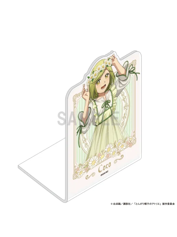 Stand Acrylique Serre-Livres Coco - L'Atelier des Sorciers - Witch Hat Atelier - Dress Up & Flowers Ver. - Sugoi Shop