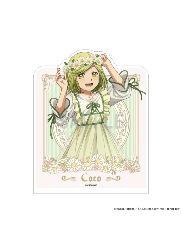 Stand Acrylique Serre-Livres Coco - L'Atelier des Sorciers - Witch Hat Atelier - Dress Up & Flowers Ver. - Sugoi Shop