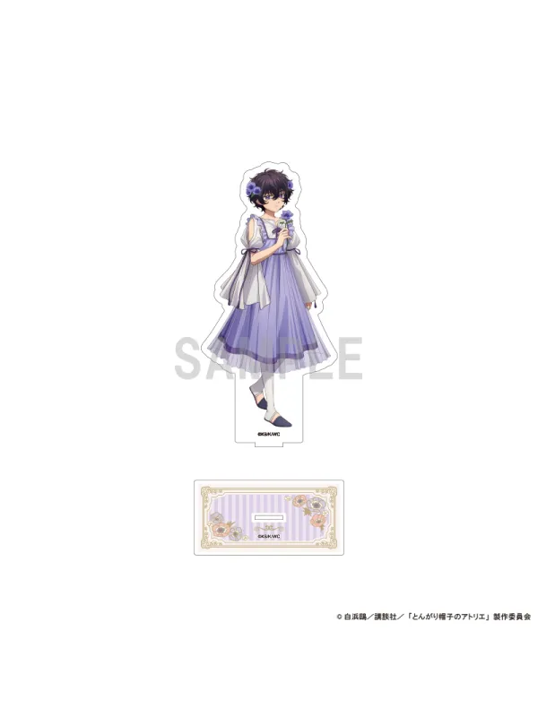 Big Acrylic Stand Agott - Dress Up & Flower -  Witch Hat Atelier - Sugoi Shop