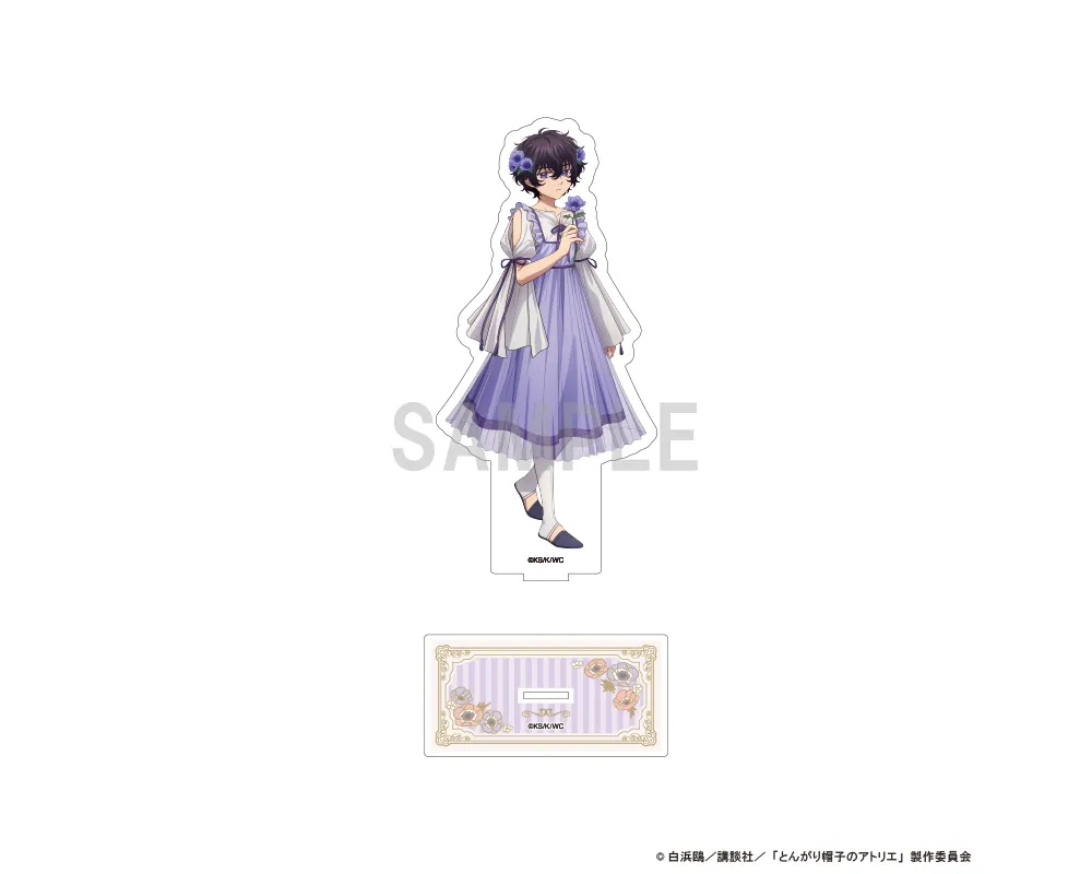 Big Acrylic Stand Agott - Dress Up & Flower -  Witch Hat Atelier - Sugoi Shop