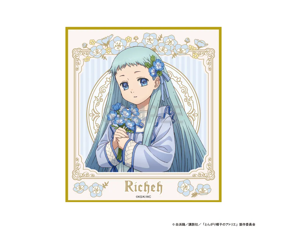 Mini Shikishi Trice  L'Atelier des Sorciers - Witch Hat Atelier - Dress Up & Flower Ver. - Sugoi Shop