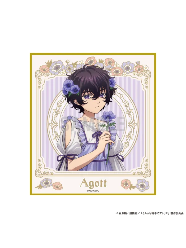 Mini Shikishi Agott - L'Atelier des Sorciers - Witch Hat Atelier - Dress Up & Flower Ver. - Sugoi Shop