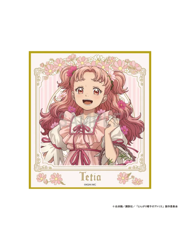 Mini Shikishi Tetia - L'Atelier des Sorciers - Witch Hat Atelier - Dress Up & Flower Ver. - Sugoi Shop