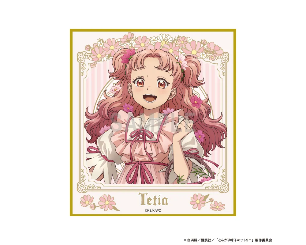 Mini Shikishi Tetia - L'Atelier des Sorciers - Witch Hat Atelier - Dress Up & Flower Ver. - Sugoi Shop