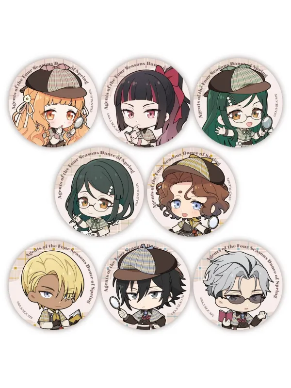 Set Badges Agents of the Four Seasons - Detective ver. Set de 8 - Sugoi Shop