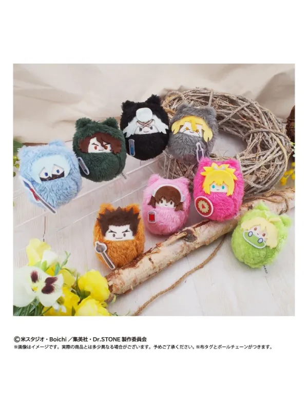 Kurumi Tapini Plushie Vol. 3 (Set of 8) -Dr Stone -  Sugoi Shop