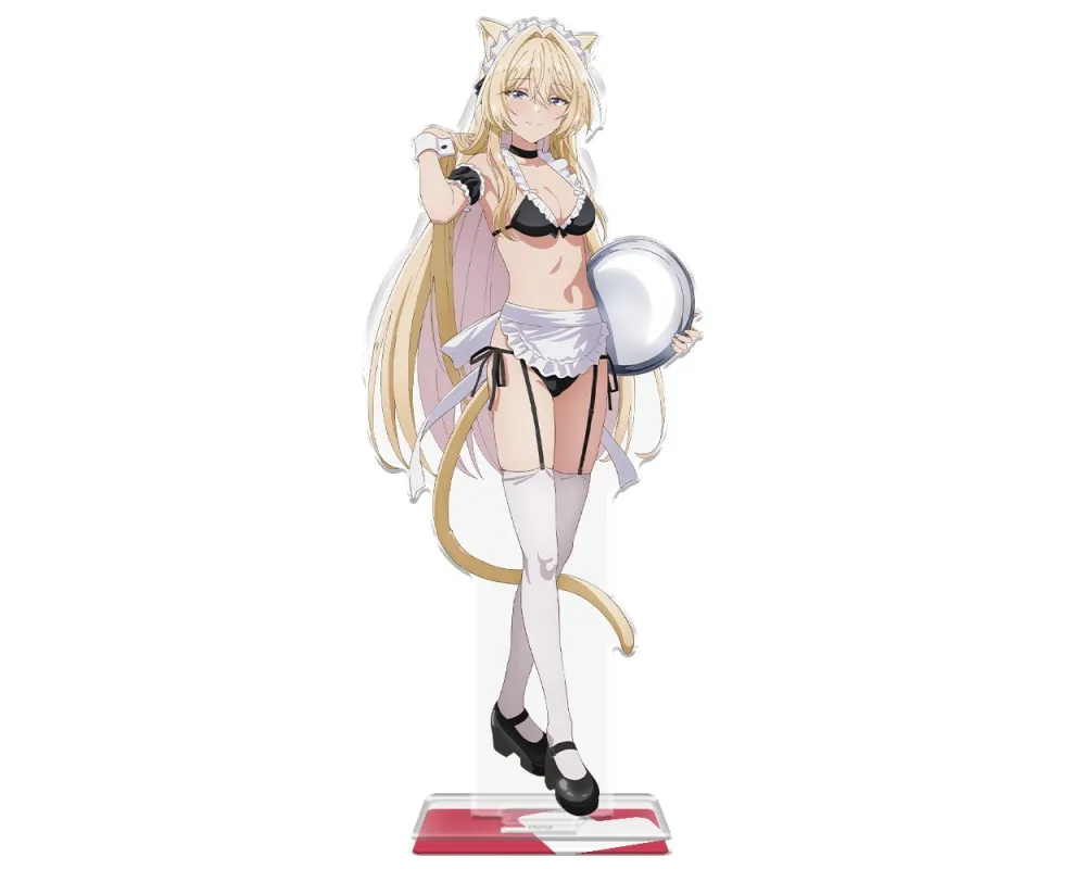 Big Acrylic Stand Mai Ouzuka - Watanare - Cat Ear Swimsuit Maid Ver.
