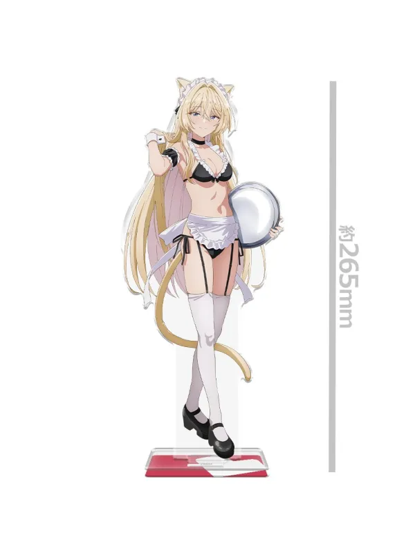 Big Acrylic Stand Mai Ouzuka - Watanare - Cat Ear Swimsuit Maid Ver.