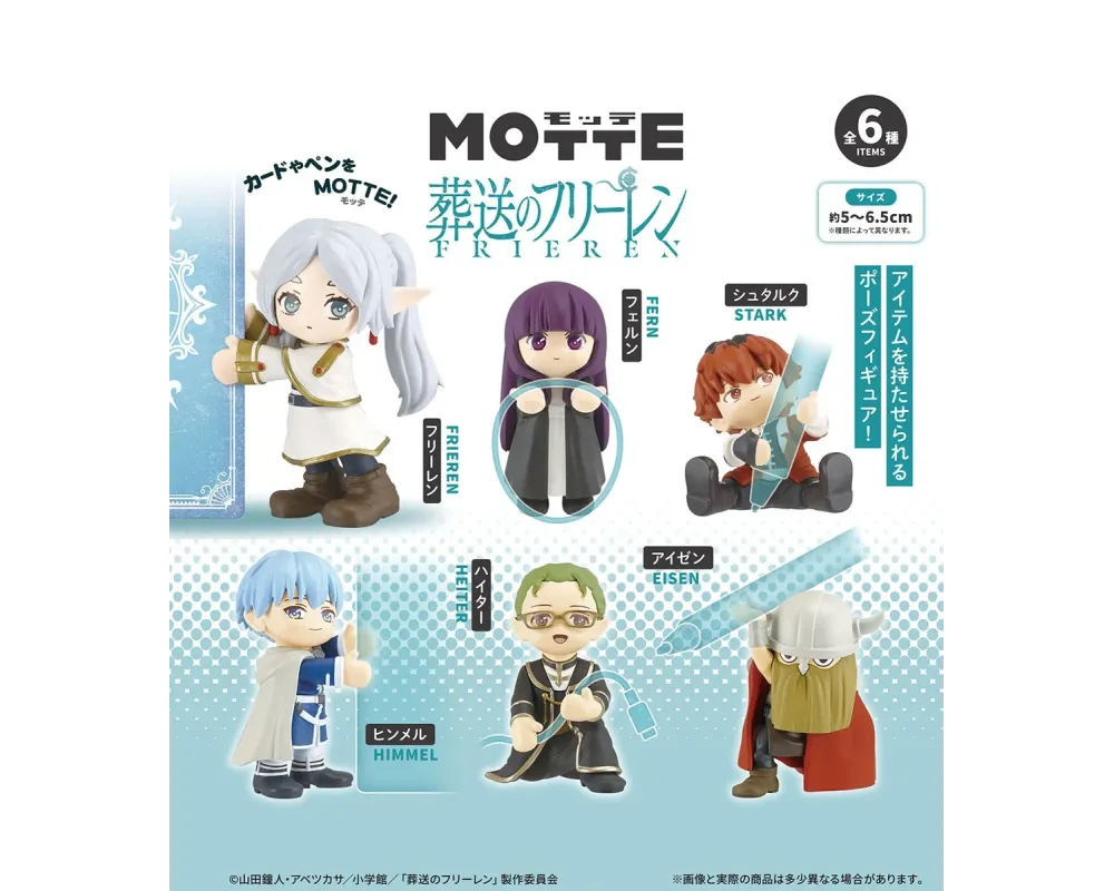 Figurines MOTTE - Pack de 6 Figurines -Frieren Beyond Journey's End -  Sugoi Shop