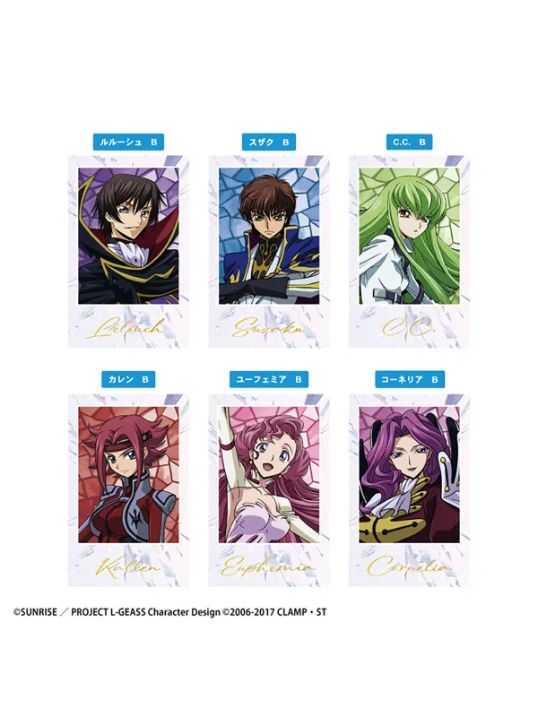 Code Geass W Photo Card Collection set of 15 - Sugoi Shop