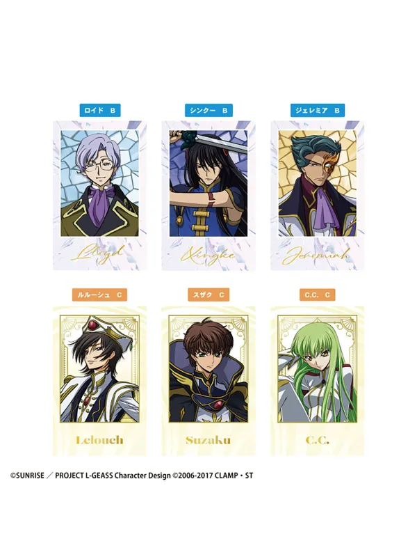 Code Geass W Photo Card Collection set of 15 - Sugoi Shop