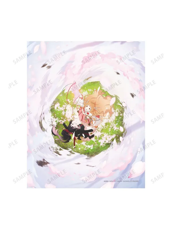 Hinagiku Kayo & Sakura Himetaka Key Visual Canvas Board