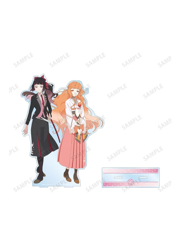 Acrylic Stand Hinagiku Kayo & Sakura Himedaka Extra Large - Agents of the Four Seasons: Dance of Spring
