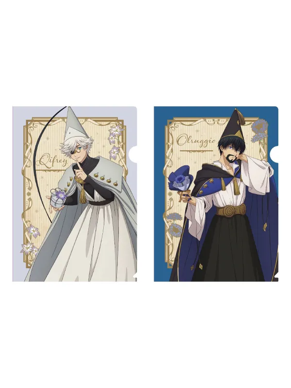 Clear File Qifrey & Olruggio - Set B -Witch Hat Atelier -  Sugoi Shop