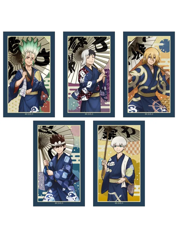 Clear Cards Dr.STONE Set of 5