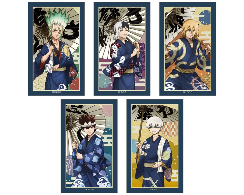 Clear Cards Dr.STONE Set of 5