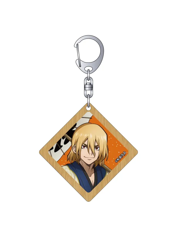 Porte Clés Ryusui Nanami Dr.STONE en bois - MOVIC