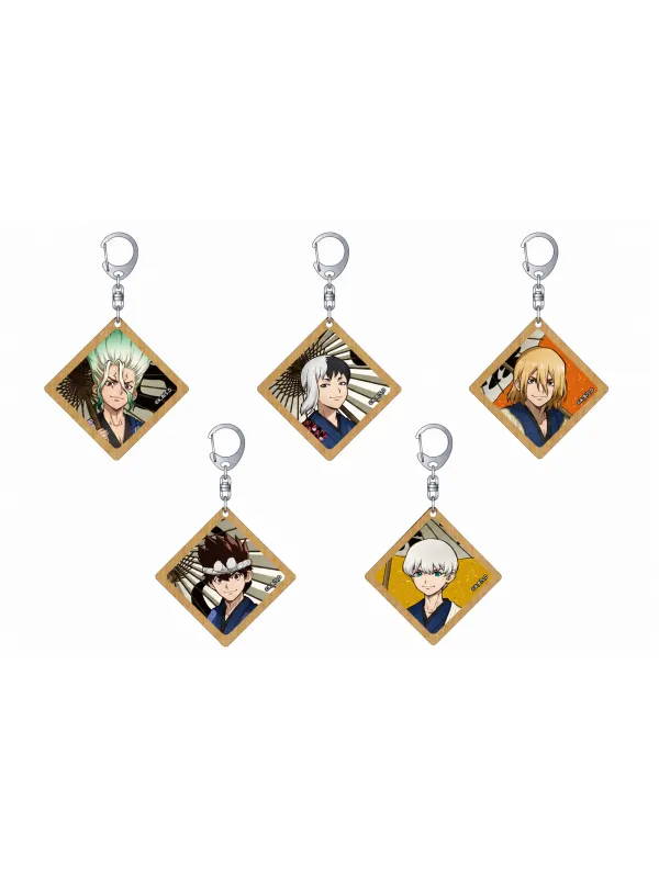 Porte Clés Dr.STONE en bois - MOVIC