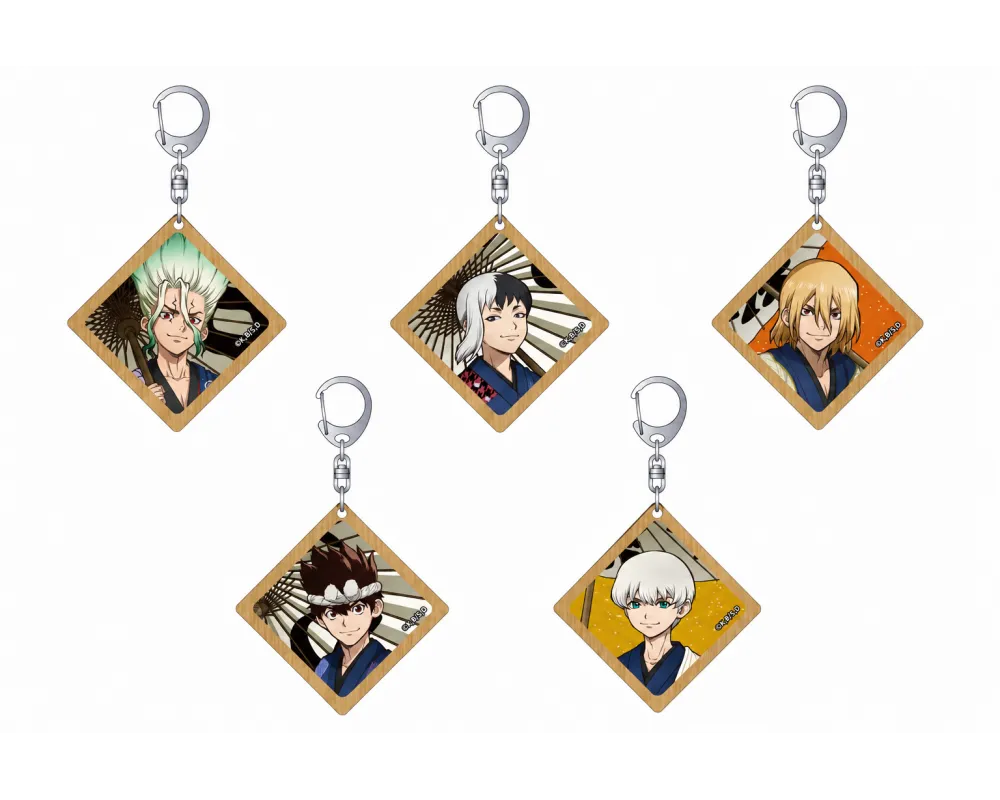 Porte Clés Dr.STONE en bois - MOVIC