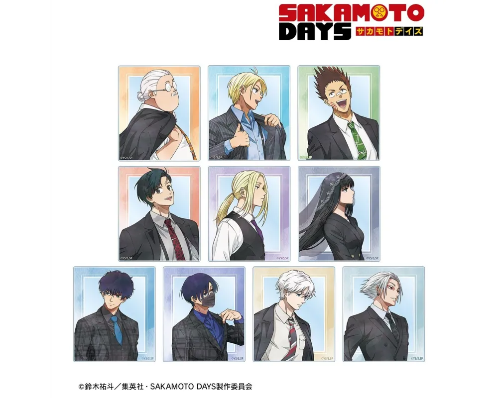 Acrylic Cards Sakamoto Days - Suit Journey Ver. - Set of 10 - Sugoi Shop