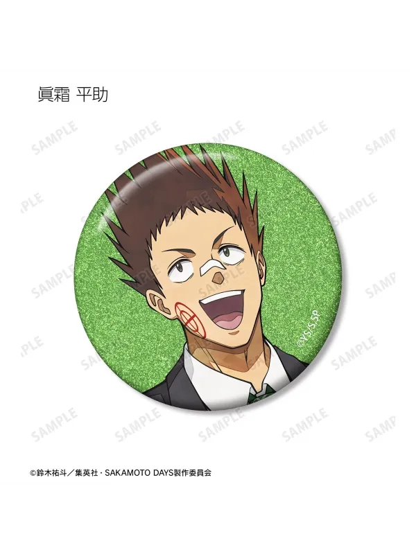 Set 10  Badges Glitter Sakamoto Days Suit Journey ver. - Sugoi Shop