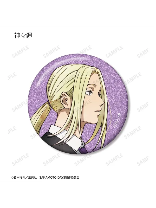 Set 10  Badges Glitter Sakamoto Days Suit Journey ver. - Sugoi Shop